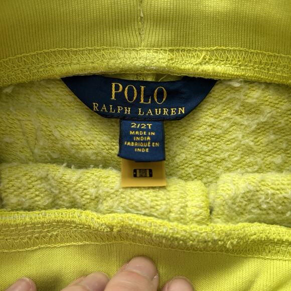 Polo Ralph Lauren Little Boy 2T Tie-Dye Drawstring Shorts Yellow Green Blue - Picture 2 of 6